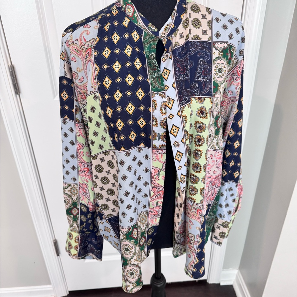 Zara patchwork top